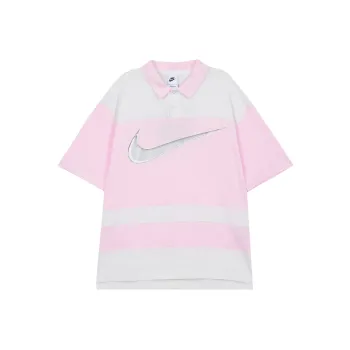 Nike Sportswear Men's Color Block Polo Shirt Pink