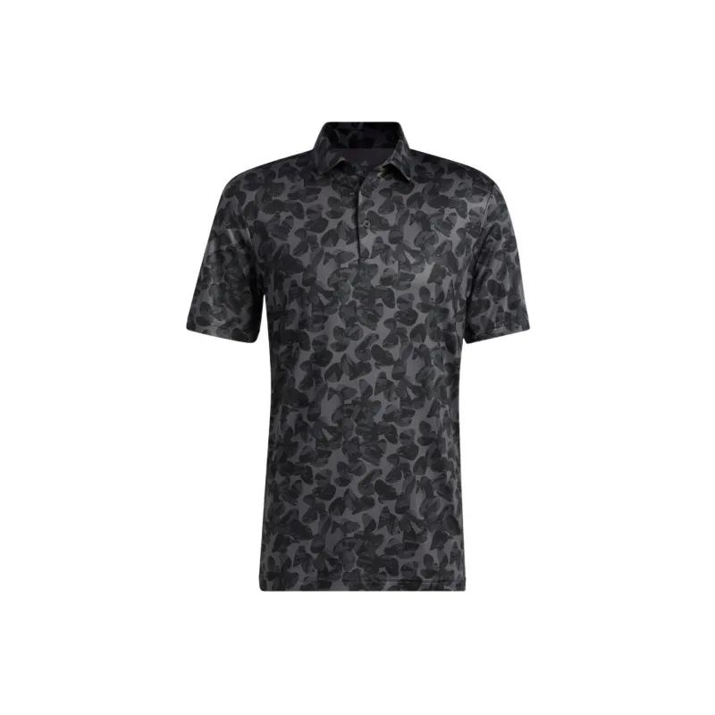 Adidas Polo Shirts Men Gray Black-0