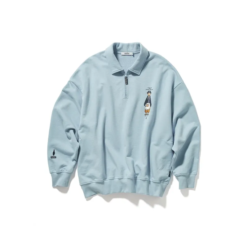 Nautica White Sail Sweatshirt Unisex-2
