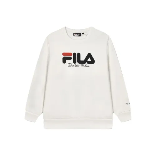 FILA American Sweatshirt Unisex Latex White