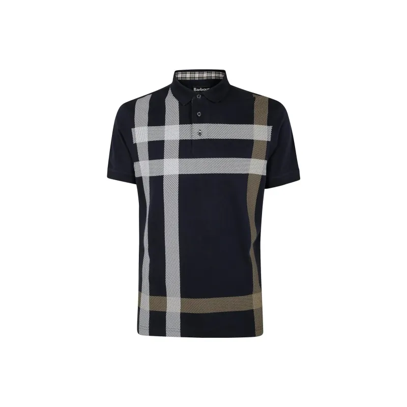 BARBOUR Checkered Polo Shirt-0