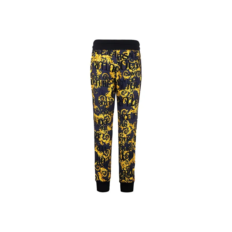 VERSACE JEANS COUTURE Knitted Sweatpants Men's Yellow-1