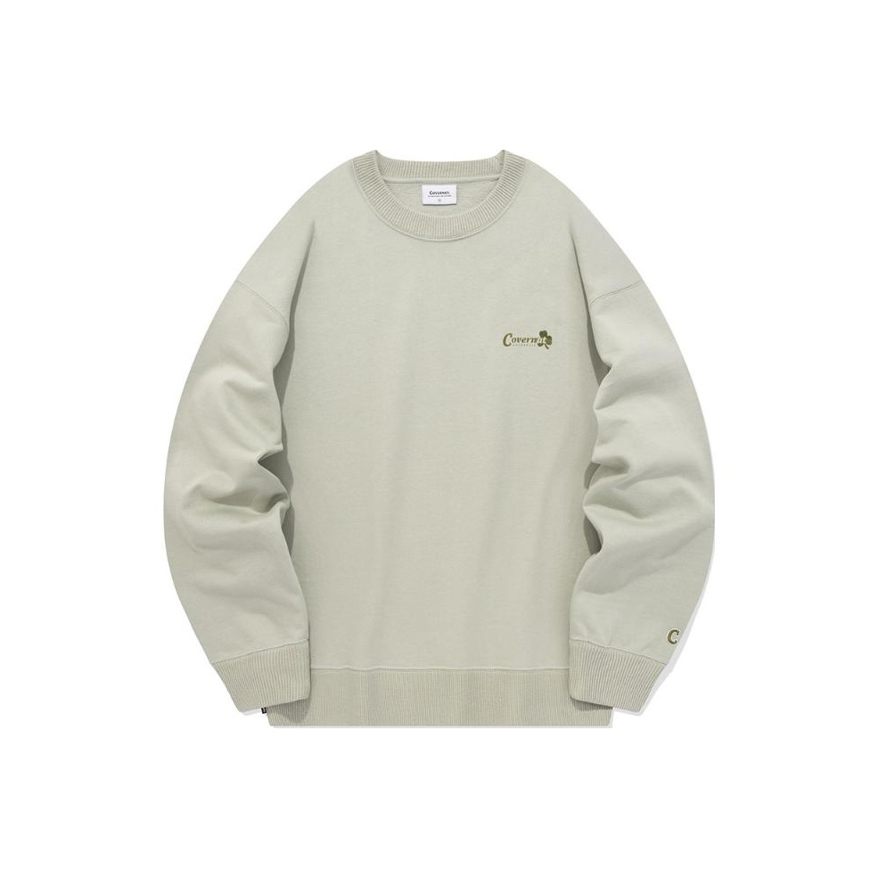 スウェット・トレーナー COVERNAT Small Authentic Logo Sweatshirt Charcoal Covernat Unisex Small Authentic Logo Sweatshirt Blue