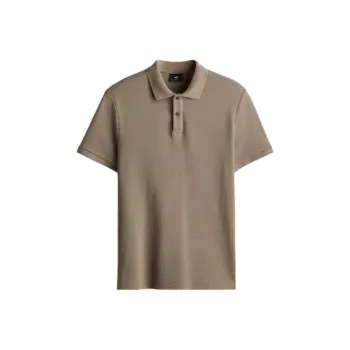H&M Polo Shirt Men's Dark Beige