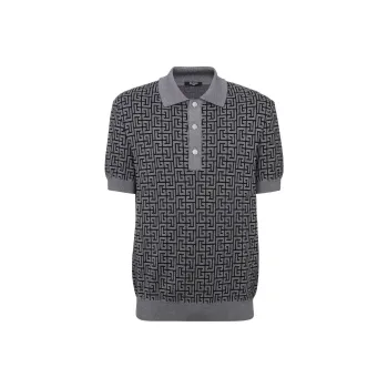 BALMAIN Polo Shirts Men Black
