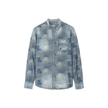MCS Shirts Men Navy Blue