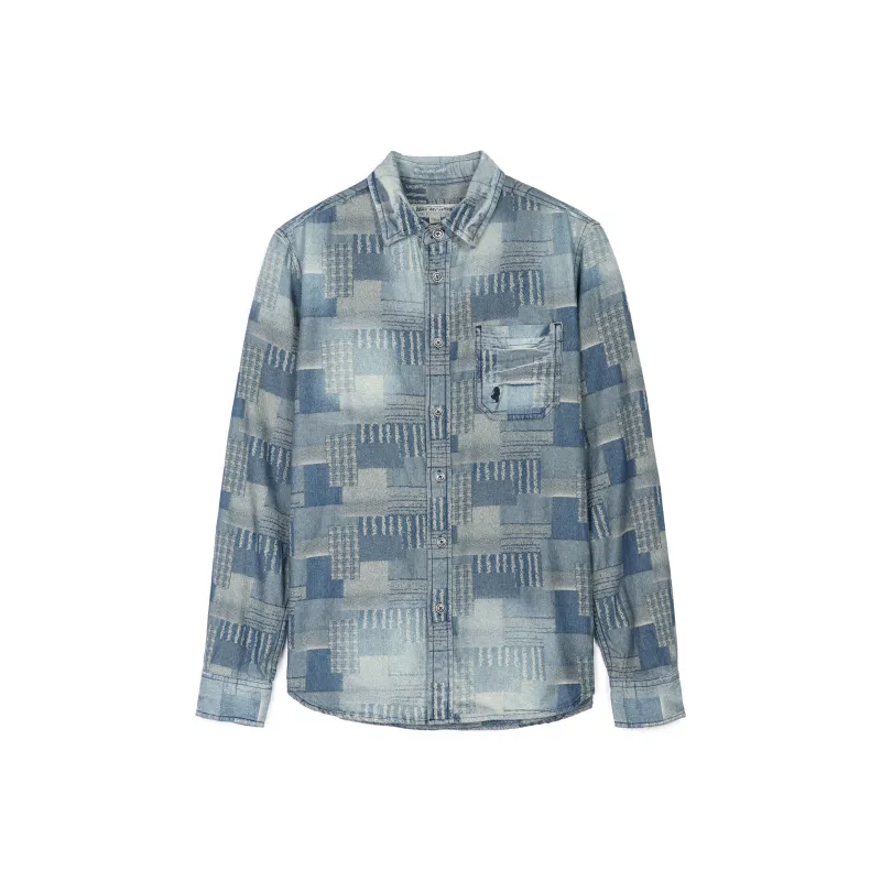 MCS Shirts Men Navy Blue-0