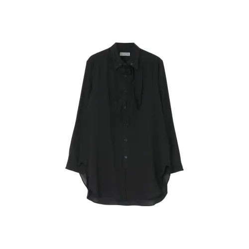 Yohji Yamamoto Bowtie collar Oversized Shirt
