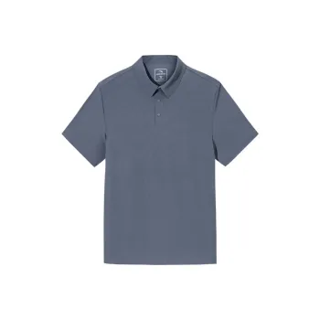 Anta Variety Training Collection Polo Shirt Men's Iron Ore Gray