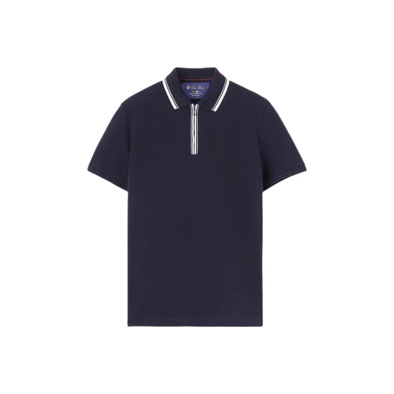 Loro Piana Zip up Polo Shirt-0