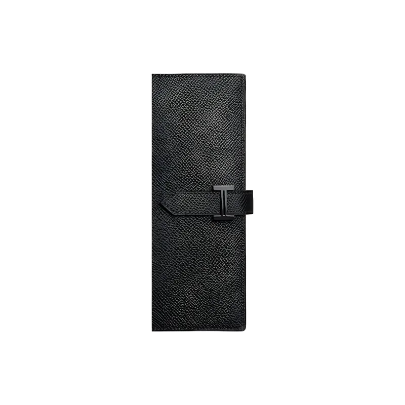 HERMES Bearn Wallet Epsom Calfskin And Black Pvd Plated 'H' Tab-2