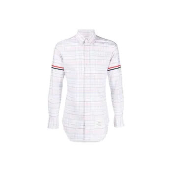 THOM BROWNE Checked Long sleeved Shirt