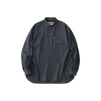 White Mountaineering Shirt Men's Navy Blue