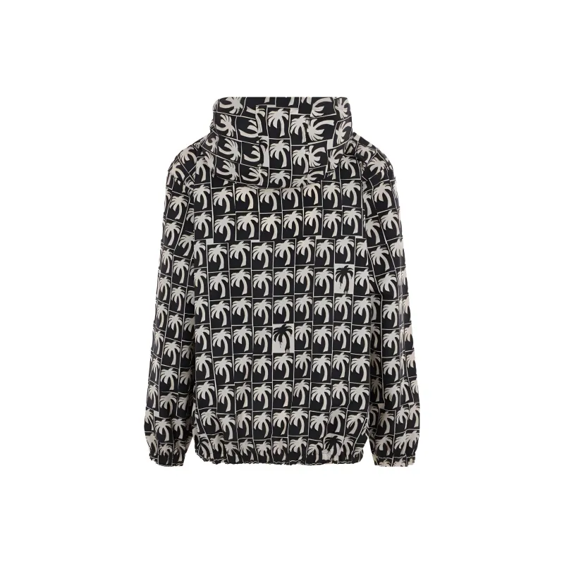 PALM ANGELS Palm Printed Zipped Jacket-1