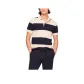 Khaki Navy Blue Stripes