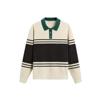 ZARA Polo Shirt Men's Nude/Brown