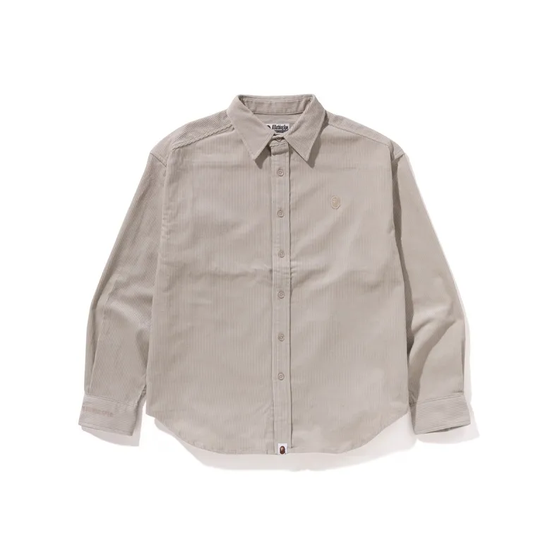 A BATHING APE One Point Corduroy L/S Shirt-0