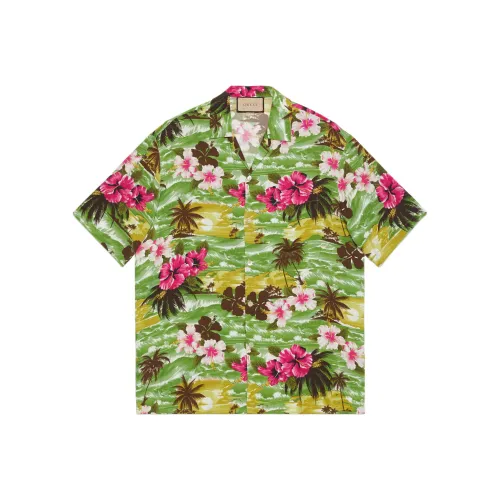 GUCCI Printed Bowling Shirt