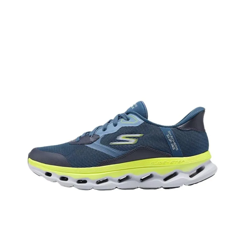 Skechers MEN'S GO WALK Cushioning, Slip Resistant, And Abrasion Resistant Low Top Casual Shoes Men's Blue-0