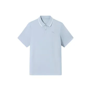 Anta Variety Training Collection Polo Shirt Men's Sunny Sky Blue
