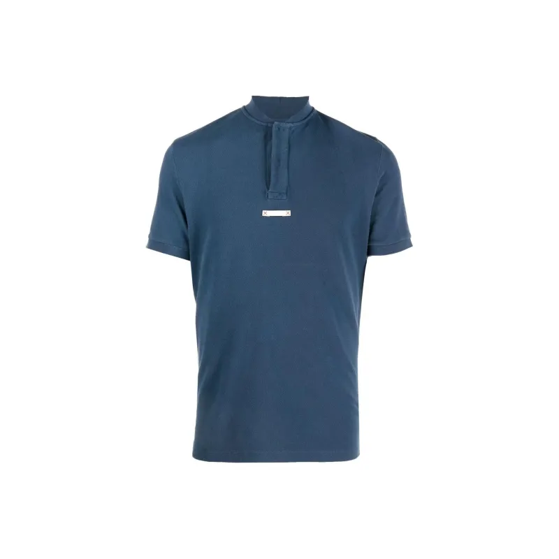 Maison Margiela Polo Shirts Men Blue-0