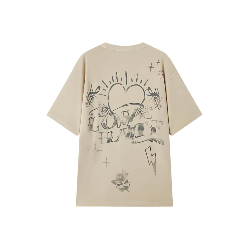 JOHN RICHMOND T Shirt Men's Medium Gray-1