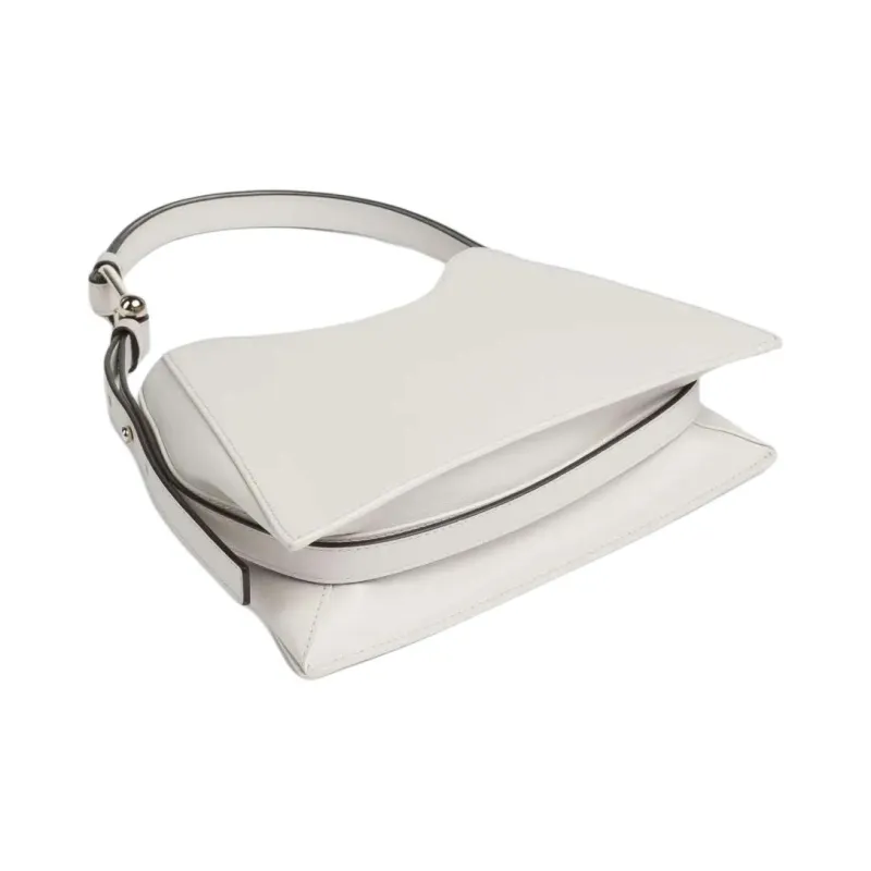 Furla Clarice Luxe Calfskin Handbag Shoulder Bag Women's White-4