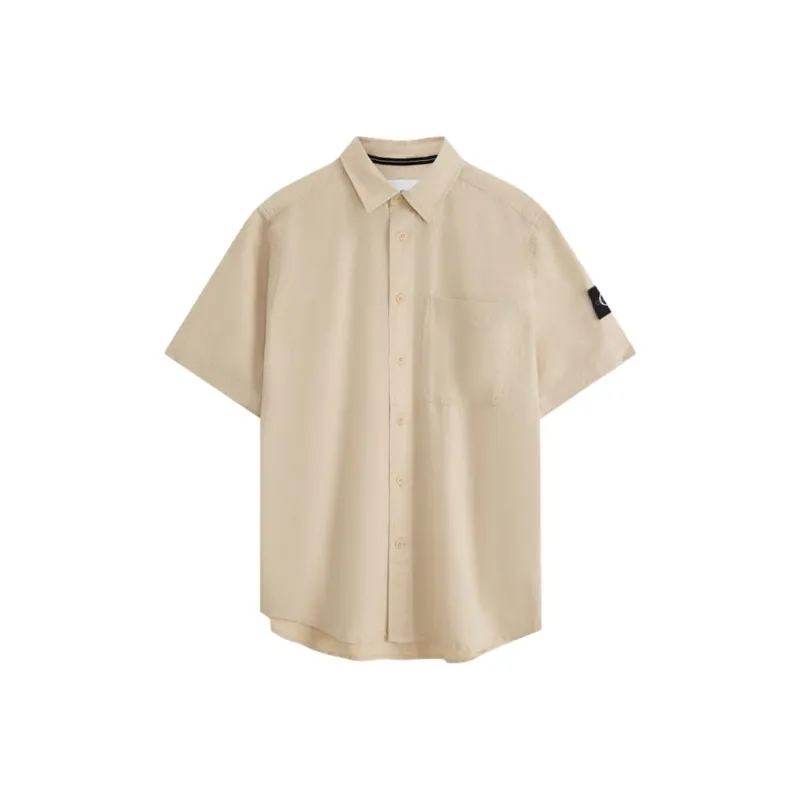 Calvin Klein Logo patch Short sleeve Shirt-0