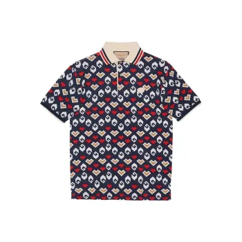 GUCCI Polo Shirts Men Multicolor
