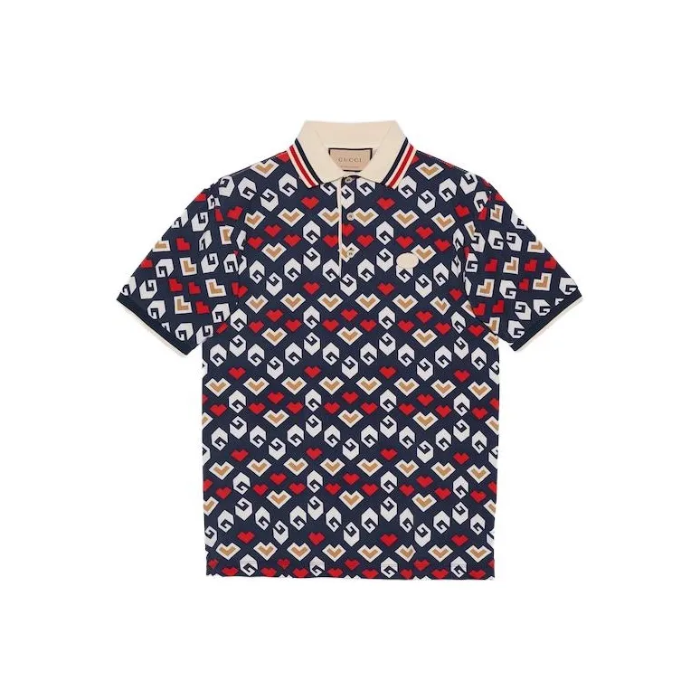 GUCCI Polo Shirts Men Multicolor-0