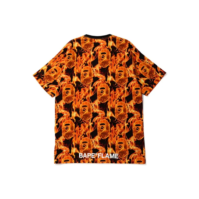 Bape Flame Wide Tee-1
