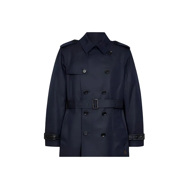 COACH Trench Coat Men's Marine Blue-6
