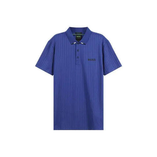 HUGO BOSS FW23 Polo Shirt Men's Royal Blue