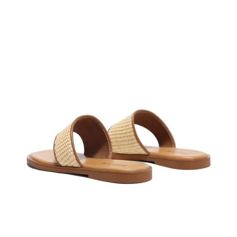 BELLE Slide Slippers Women's Apricot, Ecru-2