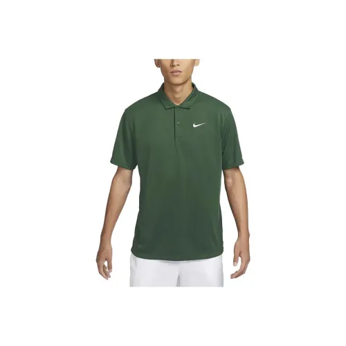 Nike Polo Shirts Men Fir Green