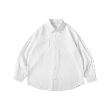 SeminP.ure Shirts Unisex White Dark Stripes