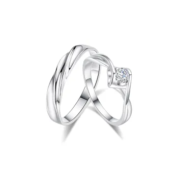 Zocai Natural Topaz Rings Unisex