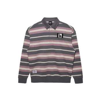 New Era Polo Shirts Men Gray