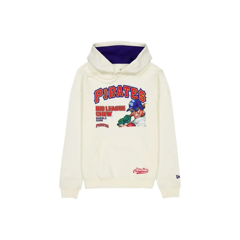 New Era SS24 Pittsburgh Pirates Sweatshirt Unisex Ecru-0