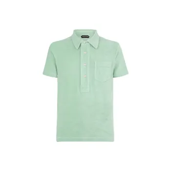 TOM FORD Towelling Short sleeve Polo Shirt