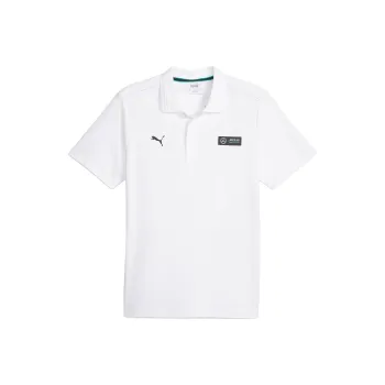 PUMA x Mercedes-Benz Mercedes-AMG Collaboration PETRONAS Homme Polo Shirt Men's White