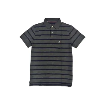 Tommy Hilfiger Polo Shirt Men's Dark Gray