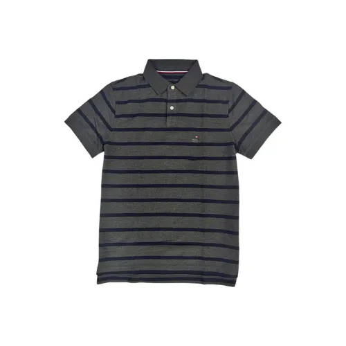 Tommy Hilfiger Polo Shirt Men's Dark Gray