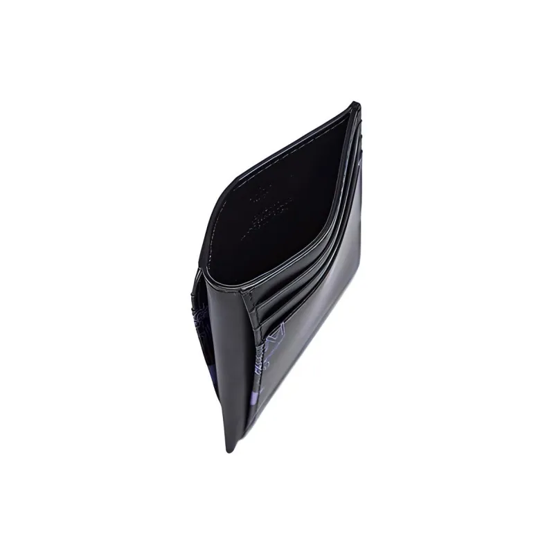 MCM Leather Card Holder Mini Unisex Black-5