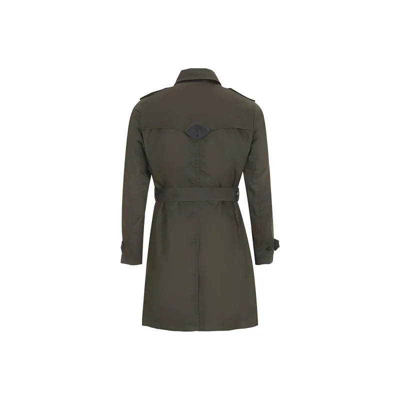 COACH Trench Coat Men's Olive Green-1