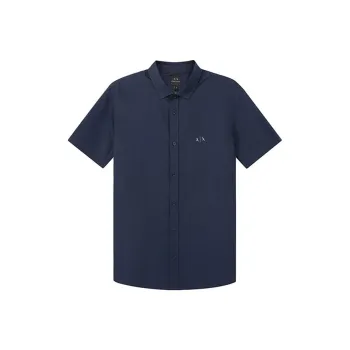 ARMANI EXCHANGE Shirts Men Marine Blue