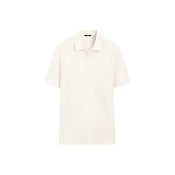 Massimo Dutti Polo Shirt Men's Ecru