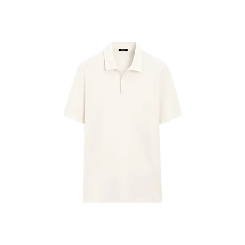 Massimo Dutti Polo Shirt Men's Ecru-0