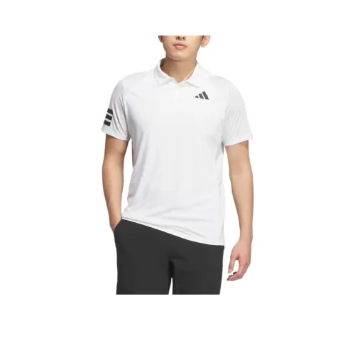 Adidas Tennis3-Stripes Polo Shirt Men's White/Black