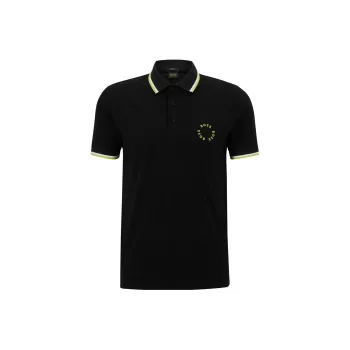 HUGO BOSS Polo Shirts Men Black